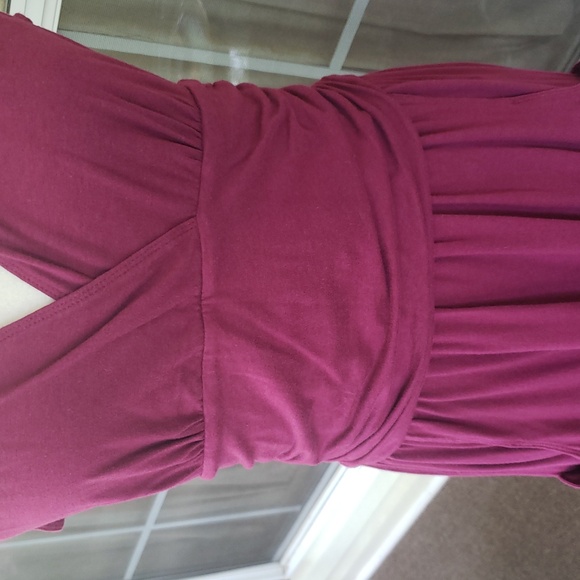 Athleta Sleeveless Ruched Side Pocket Front Dress - Picture 3 of 12